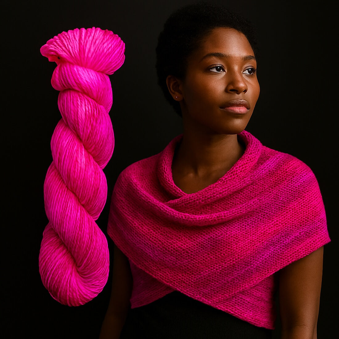 Merino 100 "PINK DREAM" | 4-fädig | 100g | handgefärbt | 009