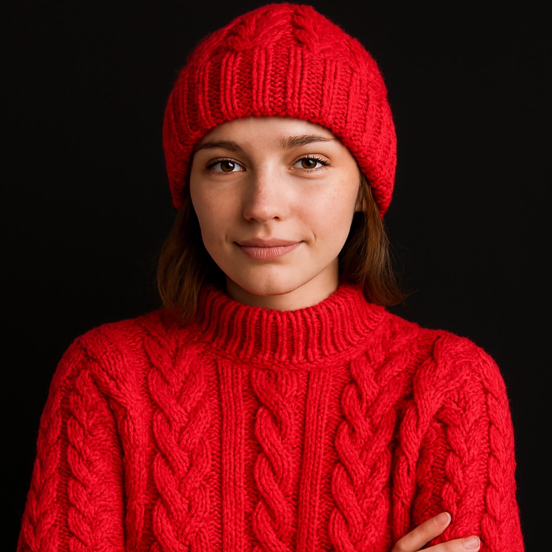 Merino 100 "PURE RED" | 4-fädig | 100g | handgefärbt | 013