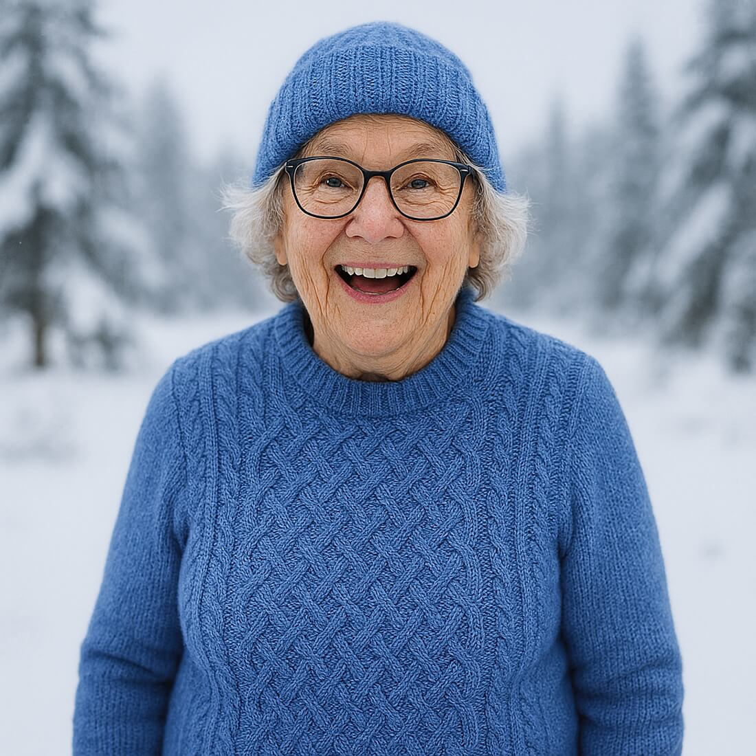 Merino 100 "BLUE" | 4-fädig | 100g | handgefärbt | 018