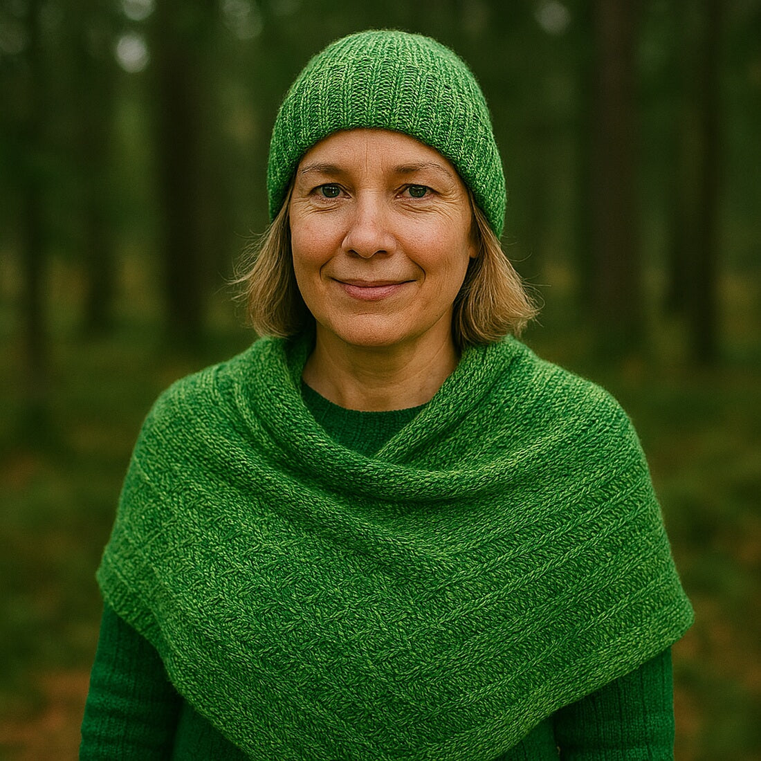 Merino 100 "WOODLAND" | 4-fädig | 100g | handgefärbt | 020