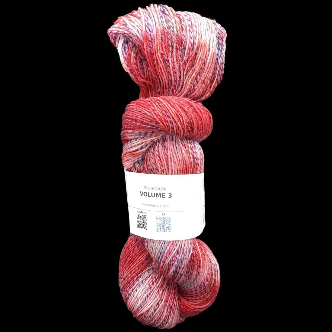 Sockenwolle MULTICOLOR "VOLUME 3" | 4-fädig | 100g | handgefärbt