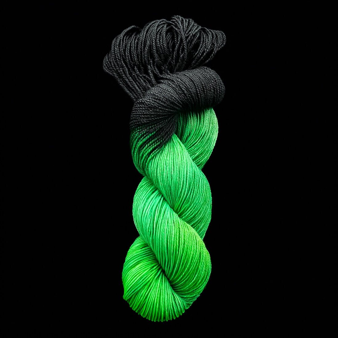Sockenwolle LUXUS 22 "WALDKLEE" | 4-fädig | 100g | handgefärbt | B219