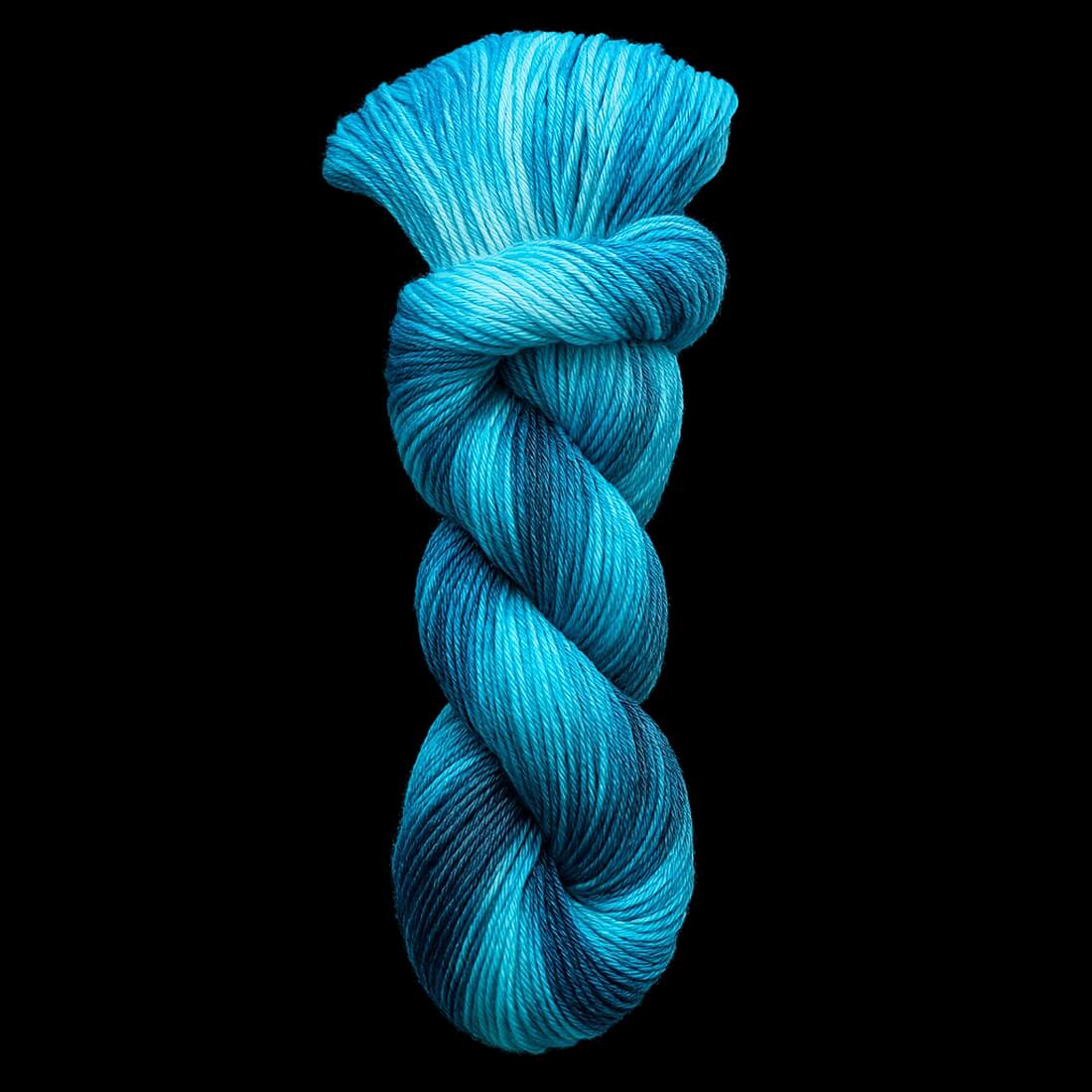 Sockenwolle LUXUS 22 "OCEAN DEEP" | 4-fädig | 100g | handgefärbt | B224