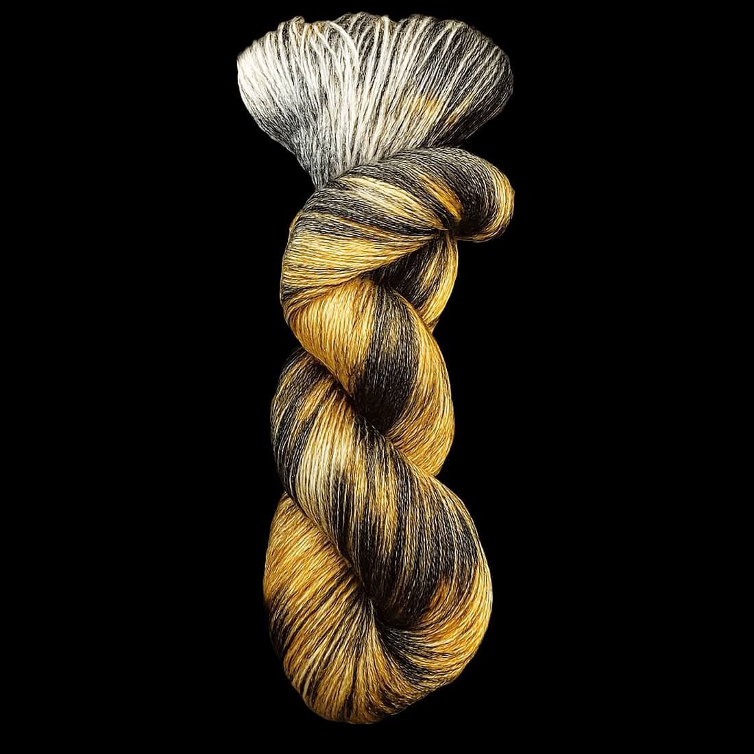 Sockenwolle LUXUS 22 "LEON" | 4-fädig | 100g | handgefärbt | B233