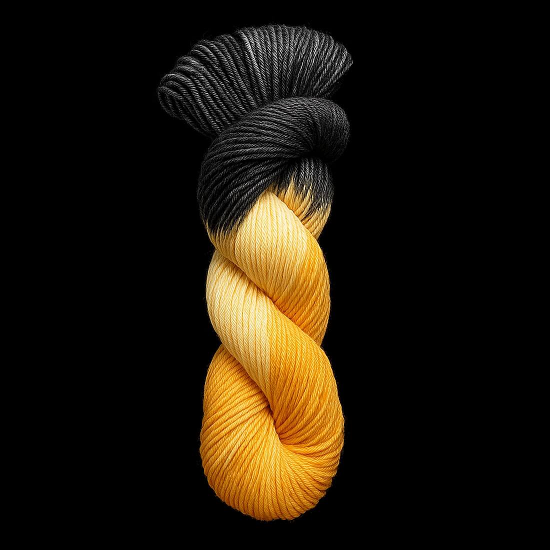 Sockenwolle LUXUS 22 "GOLDENE STUNDE" | 8-fädig | 100g | kann wildern | 258