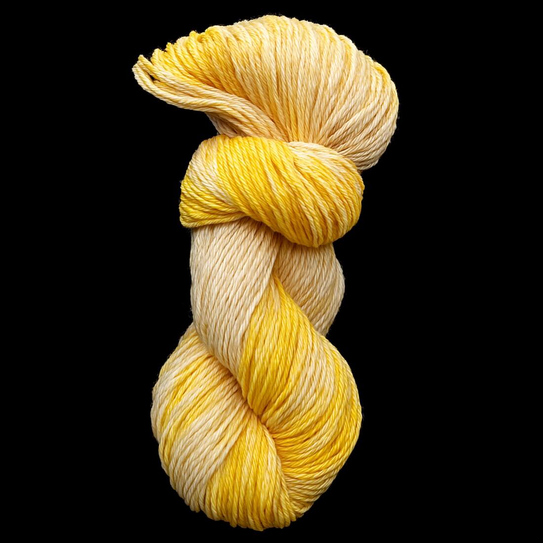 Trachtenwolle "FASHION YELLOW" | 4-fädig | 100g | handgefärbt | 466
