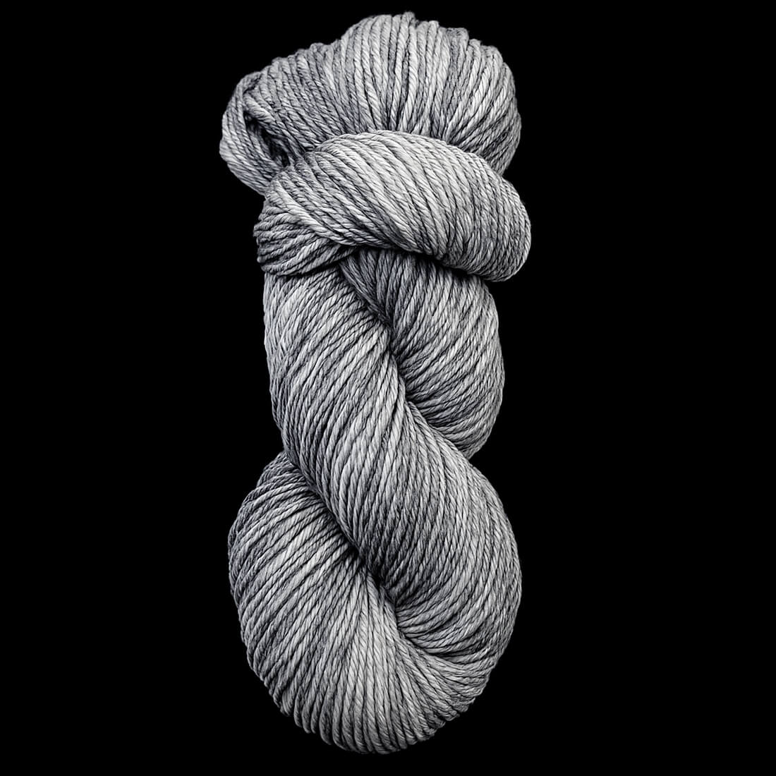 Trachtenwolle "GRAU" | 4-fädig | 100g | handgefärbt | 476