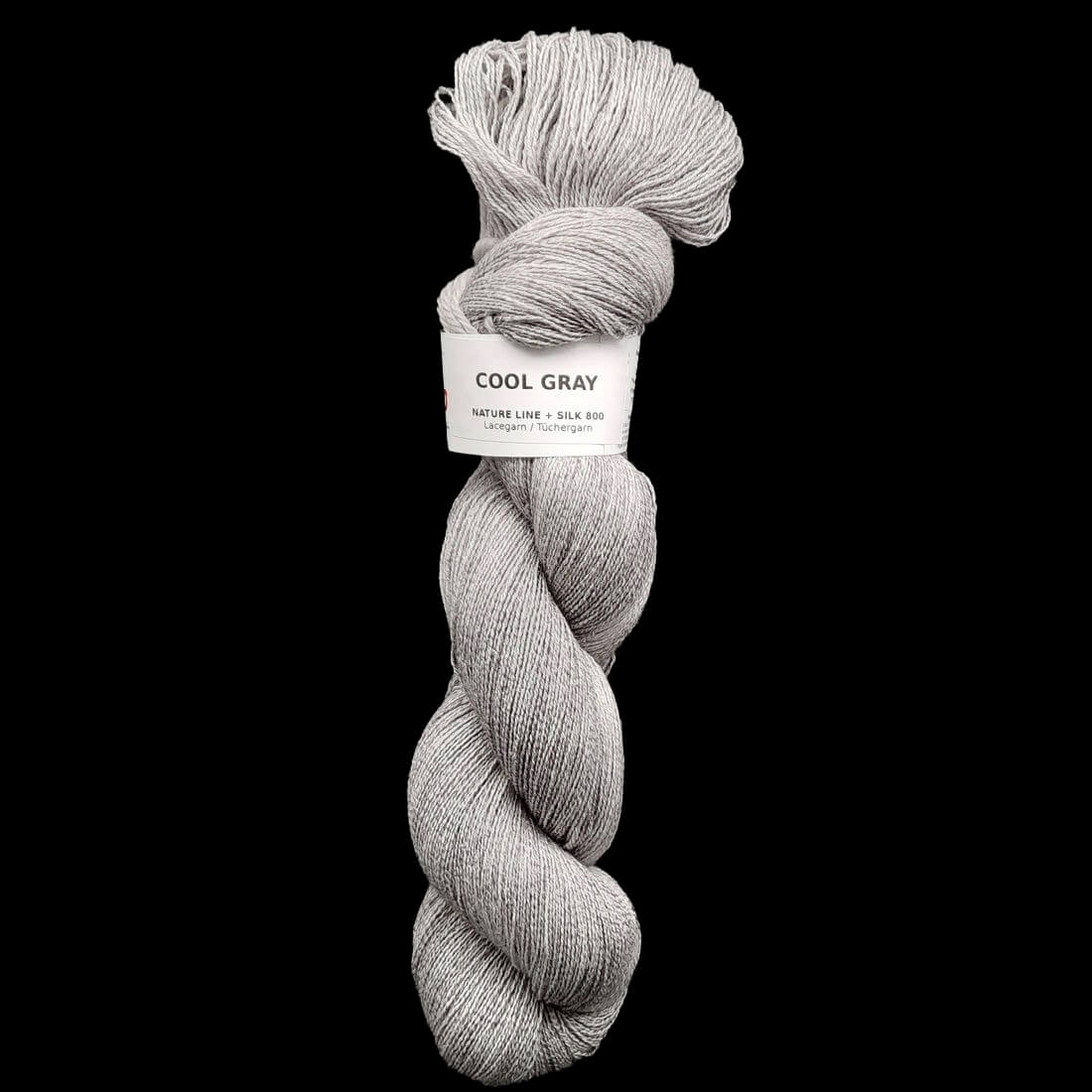 LACE "COOL GRAY" | Nature Line Silk 800 | 100g | handgefärbt | 508