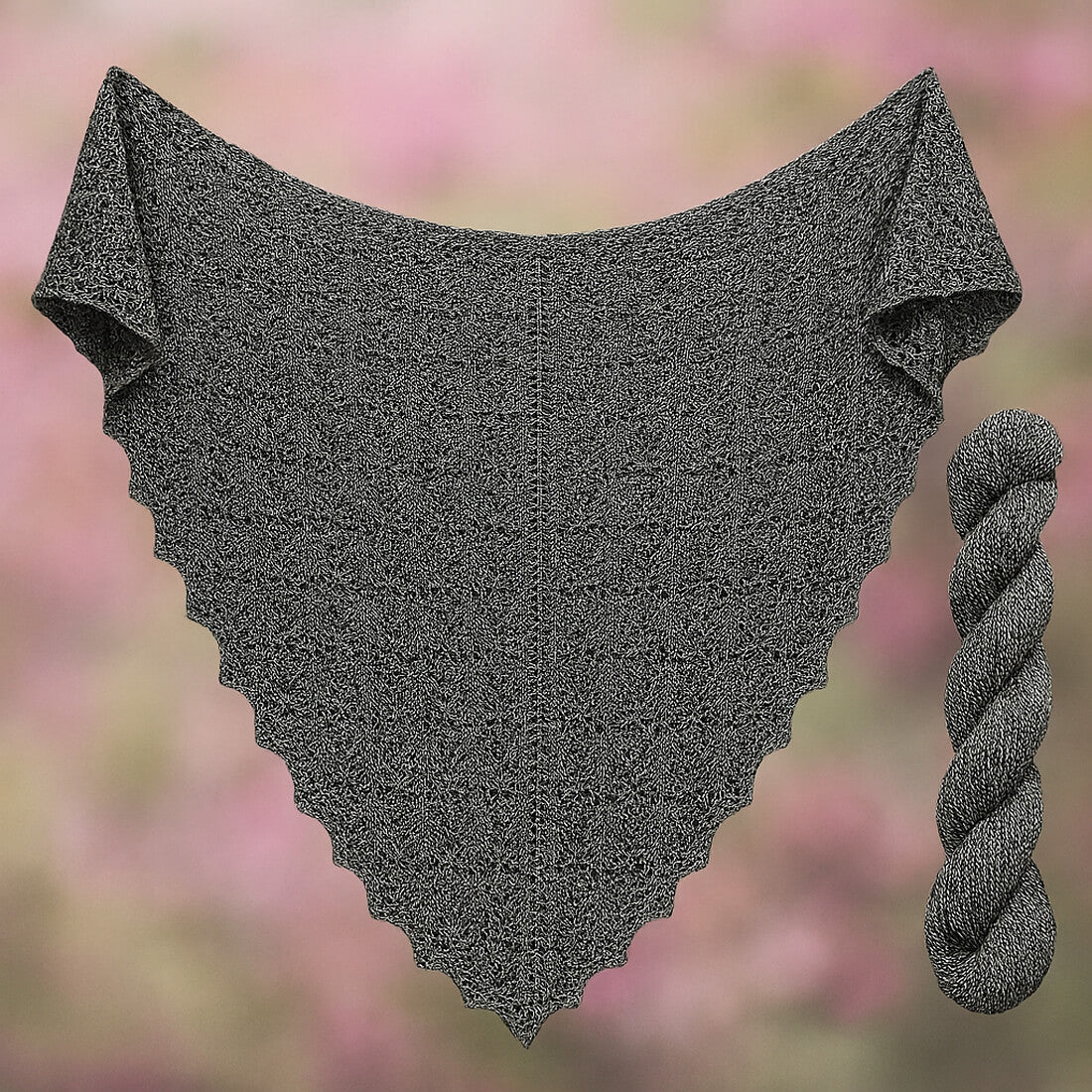LACE "ONLY GRAY" | Nature Line Silk 800 | 100g | handgefärbt | 510