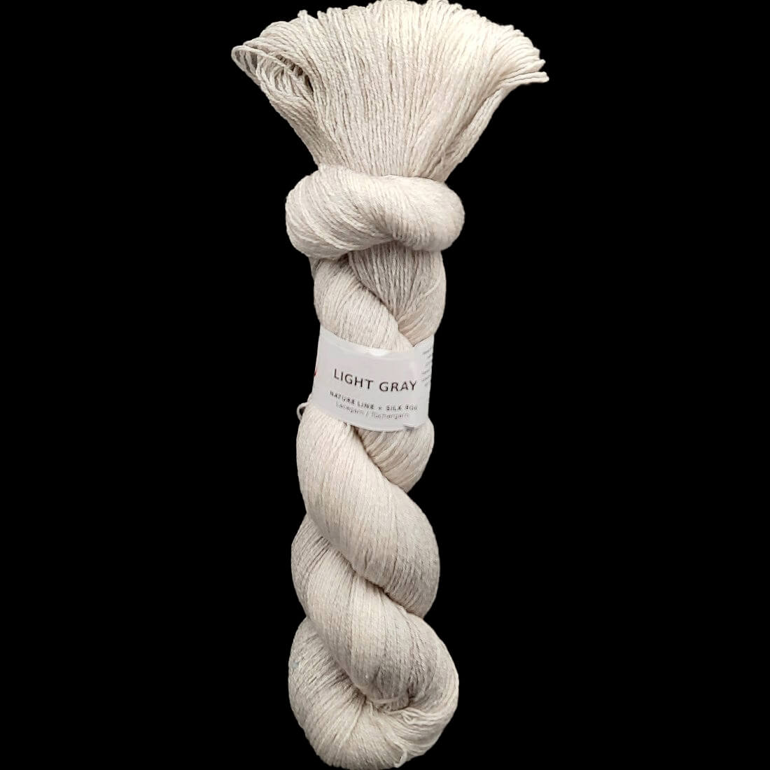 LACE "COOL LIGHT GRAY" | Nature Line Silk 800 | 100g | handgefärbt | 511