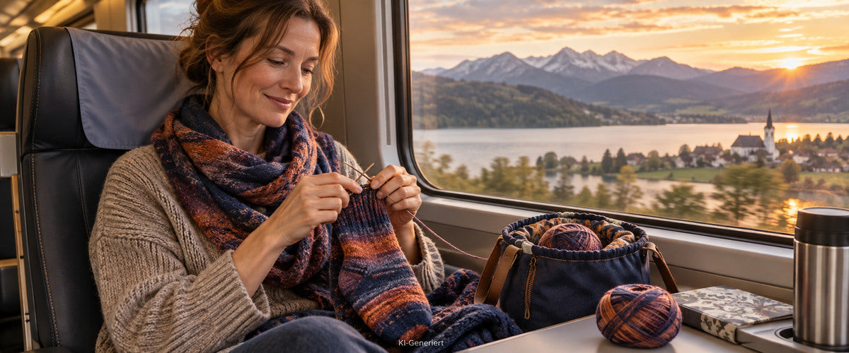 Sockenstricken als Reisebegleiter