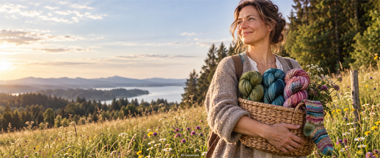 Von der Natur inspiriert: Farbpaletten aus Wald, Meer und Blumenwiese – KI-Generiert