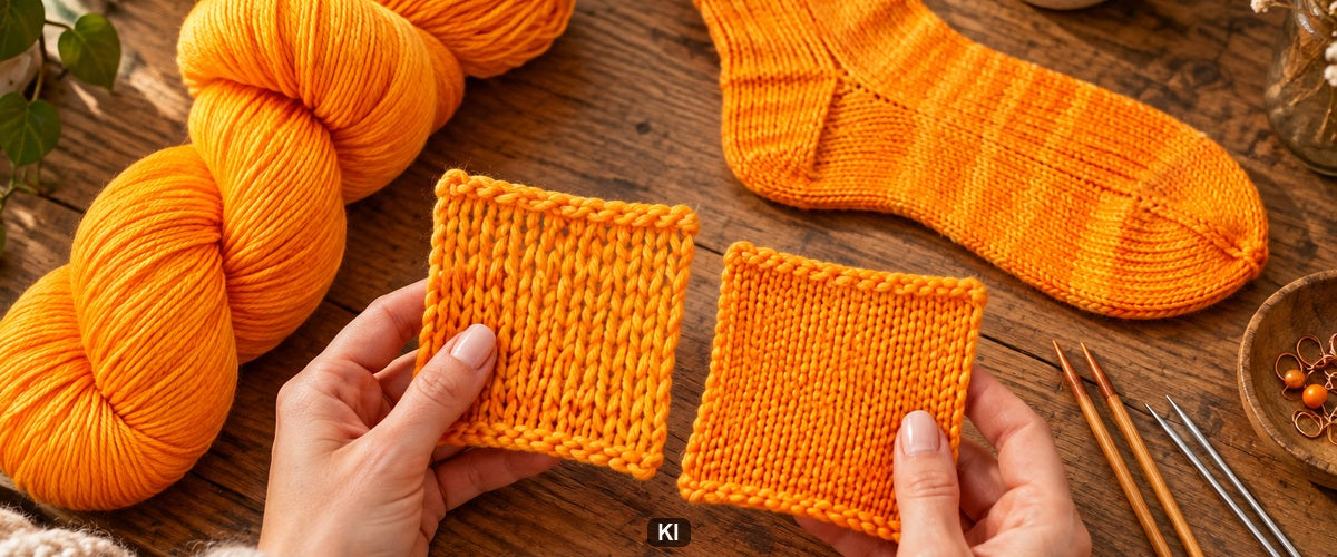 Socken dichter stricken: Wie Maschendichte die Haltbarkeit beeinflusst