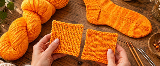 Socken dichter stricken: Wie Maschendichte die Haltbarkeit beeinflusst