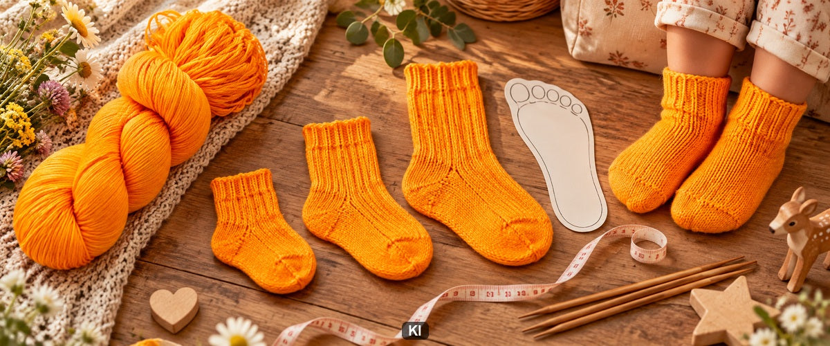 Kindersocken: Passform und Längenreserve sinnvoll planen