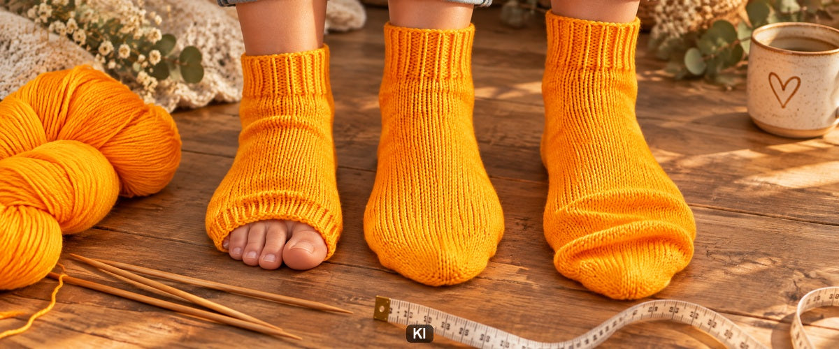 Socke zu lang oder zu kurz: Wo lässt sie sich korrigieren?