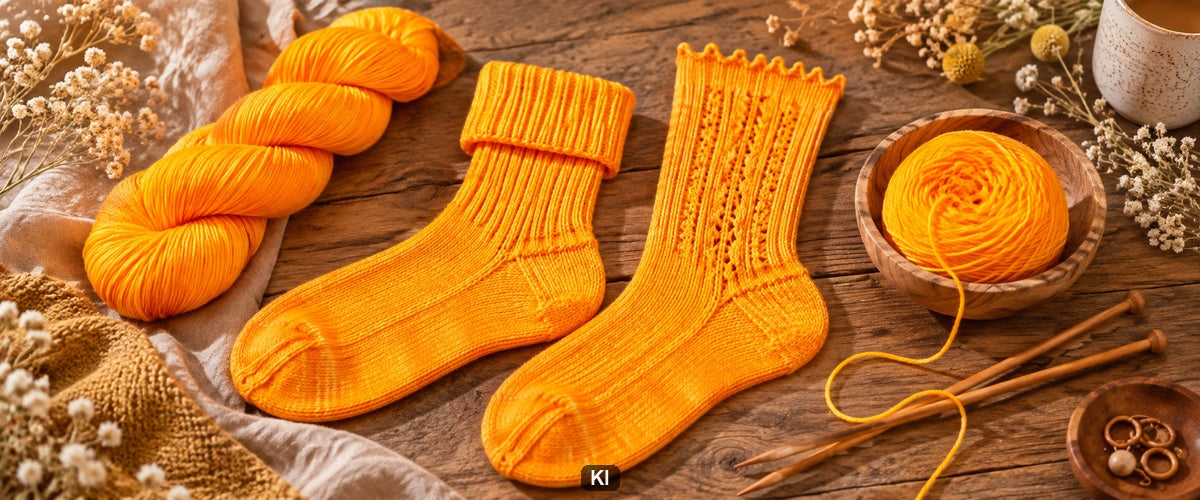 Umschlagbündchen und Mäusezähnchen stricken