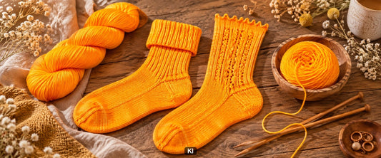 Umschlagbündchen und Mäusezähnchen stricken