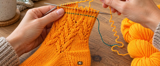 Socken sicher aufribbeln: Rettungsfaden richtig einsetzen