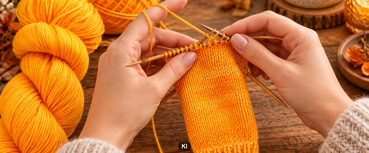Socken mit dem Nadelspiel: saubere Übergänge stricken
