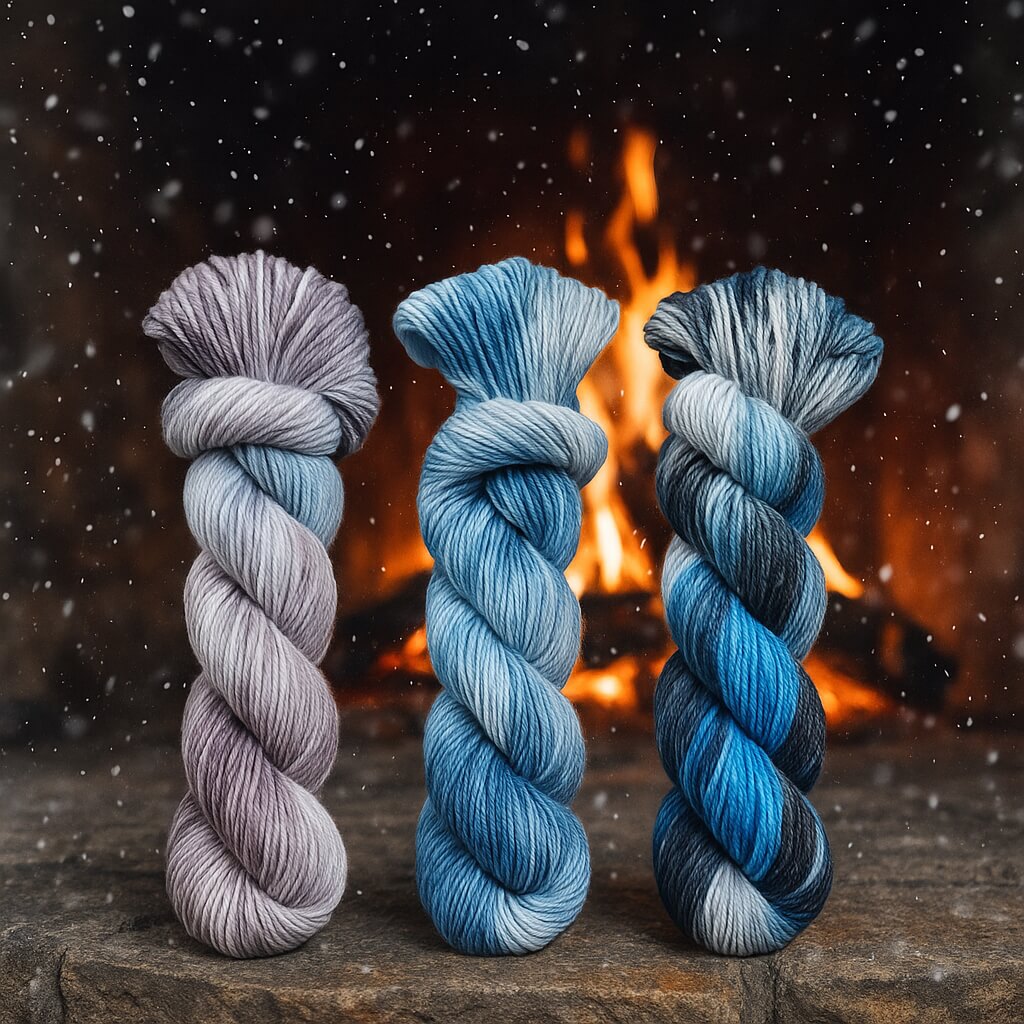 Winterzauber | Die Winterkollektion | Handgefärbte Wollträume