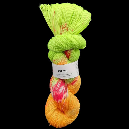 Sockenwolle PREMIUM "FRESH!" | 4-fädig | 100g | kann wildern | 054