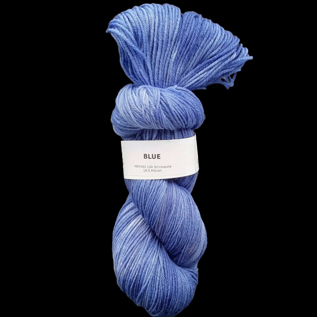 Merino 100 "BLUE" | 4-fädig | 100g | handgefärbt | 018
