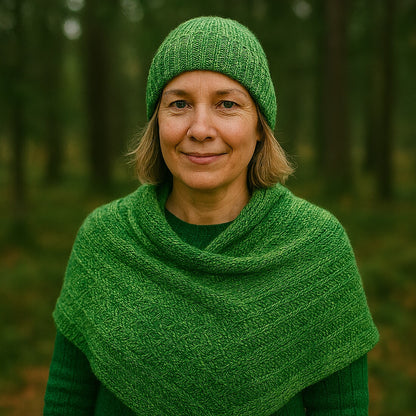 Merino 100 "WOODLAND" | 4-fädig | 100g | handgefärbt | 020