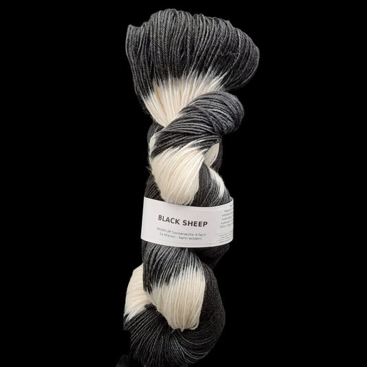 Sockenwolle PREMIUM "BLACK SHEEP" | 4-fädig | 100g | kann wildern | 060
