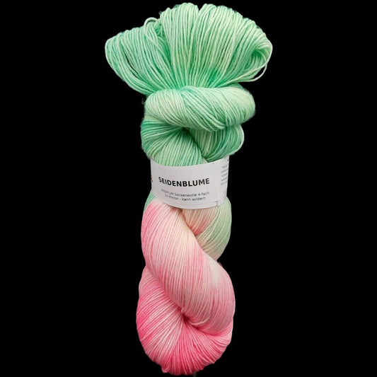 Sockenwolle PREMIUM "SEIDENBLUME" | 4-fädig | 100g | kann wildern | 039