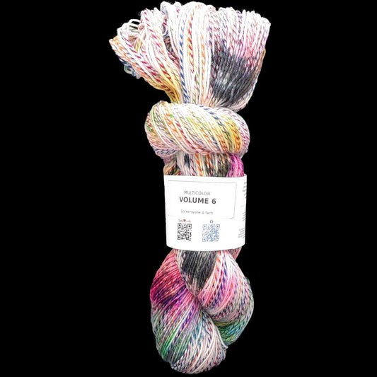 Sockenwolle MULTICOLOR "VOLUME 6" | 4-fädig | 100g | handgefärbt