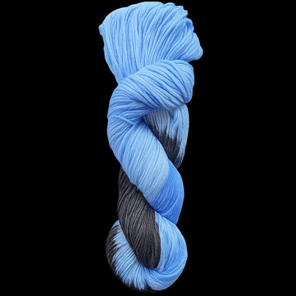 Sockenwolle LUXUS 22 "KOBALTFLUT" | 6-fädig | 100g | handgefärbt | 221
