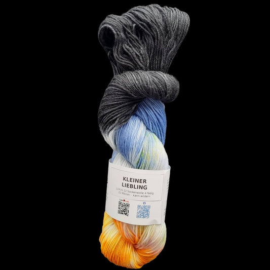 Sockenwolle LUXUS 22 "KLEINER LIEBLING" | 4-fädig | 100g | handgefärbt | B222