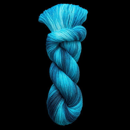 Sockenwolle LUXUS 22 "OCEAN DEEP" | 4-fädig | 100g | handgefärbt | B224