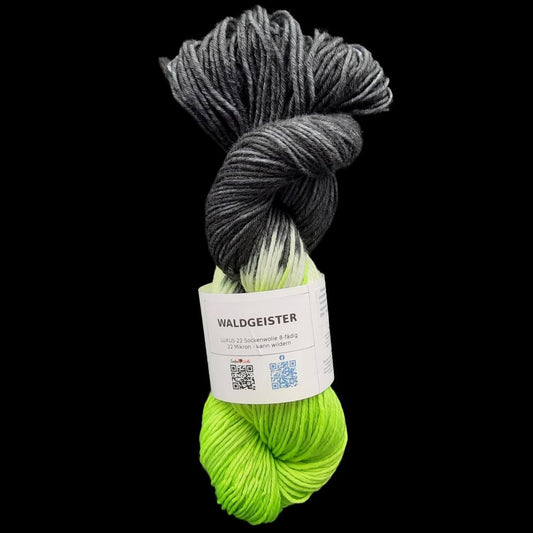 Sockenwolle LUXUS 22 "WALDGEISTER" | 8-fädig | 100g | kann wildern | 242