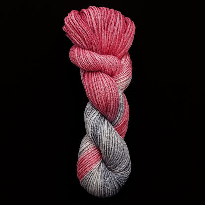 Sockenwolle LUXUS 22 "SILBERROSE" | 8-fädig | 100g | kann wildern | 257