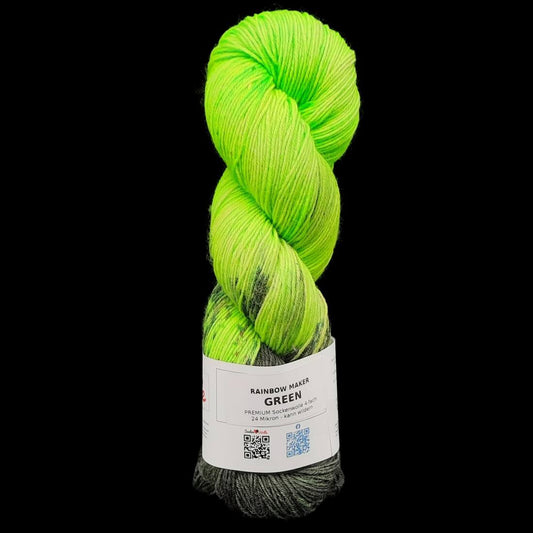 Sockenwolle PREMIUM "GREEN" | 4-fädig | 100g | kann wildern | B283