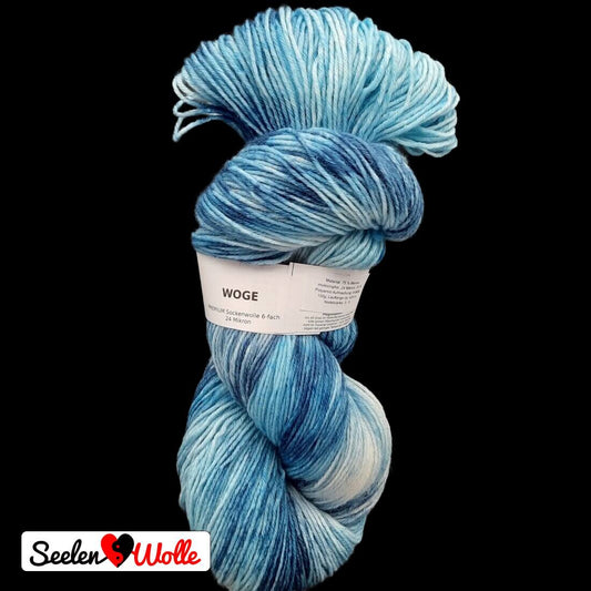 Sockenwolle PREMIUM "WOGE" | 6-fädig | 150g | handgefärbt | 419