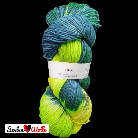 Sockenwolle PREMIUM "ERIK" | 6-fädig | 150g | kann wildern | 426