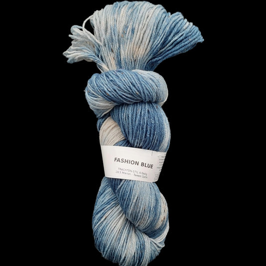 Trachtenwolle "FASHION BLUE" | 4-fädig | 100g | handgefärbt | 445