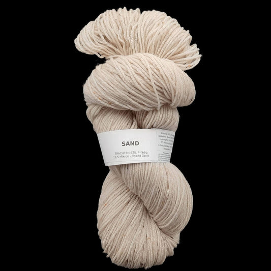 Trachtenwolle "SAND" | 4-fädig | 100g | handgefärbt | 463