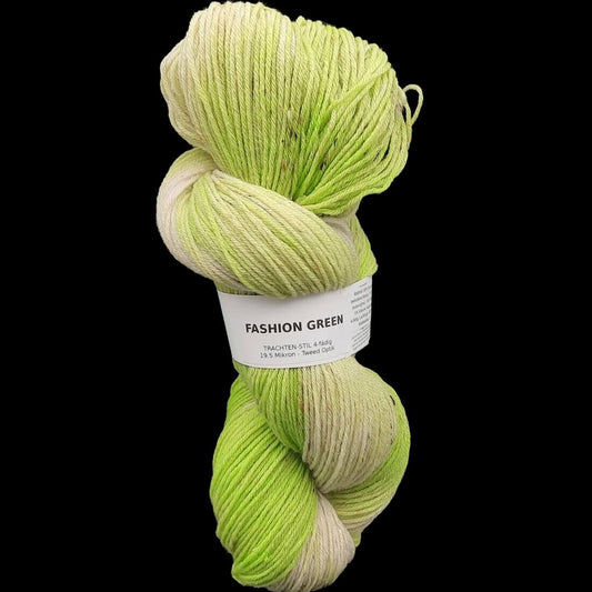 Trachtenwolle "FASHION GREEN" | 4-fädig | 100g | handgefärbt | 465