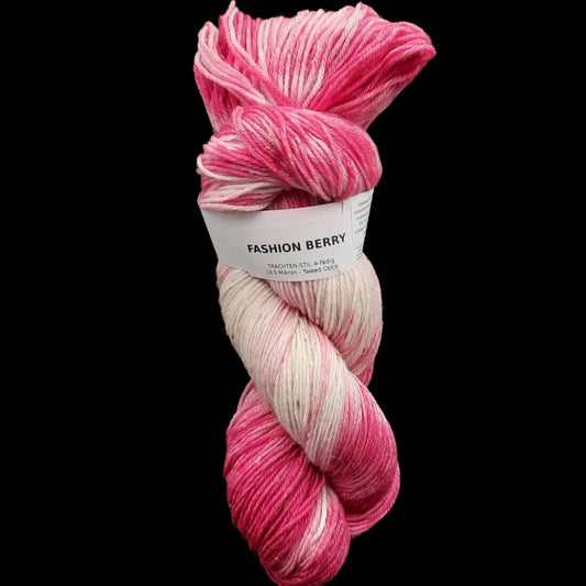 Trachtenwolle "FASHION BERRY" | 4-fädig | 100g | handgefärbt | 471