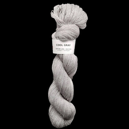 LACE "COOL GRAY" | Nature Line Silk 800 | 100g | handgefärbt | 508
