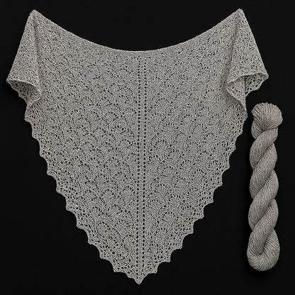 LACE "COOL GRAY" | Nature Line Silk 800 | 100g | handgefärbt | 508