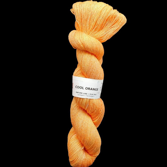 LACE "COOL ORANGE" | Nature Line Silk 800 | 100g | handgefärbt | 509