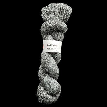 LACE "ONLY GRAY" | Nature Line Silk 800 | 100g | handgefärbt | 510