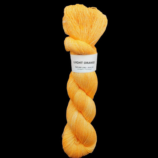 LACE "LIGHT ORANGE" | Nature Line Silk 800 | 100g | handgefärbt | 520