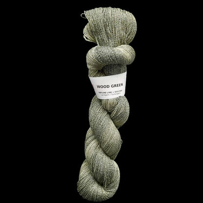 LACE "WOOD GREEN" | Nature Line Silk 800 | 100g | handgefärbt | 521