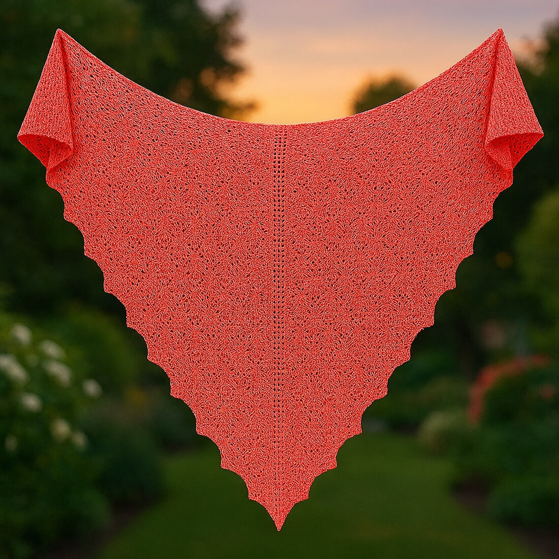LACE "LIGHT RED" | Nature Line Silk 800 | 100g | handgefärbt | 531